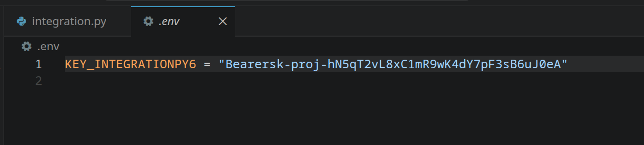 Git history scan view